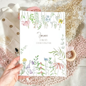 Regalo di battesimo unico dalla madrina, poster carino per la cameretta dei bambini, regalo boho per una neomamma