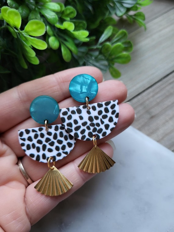 Bold Modern Colorful Earrings