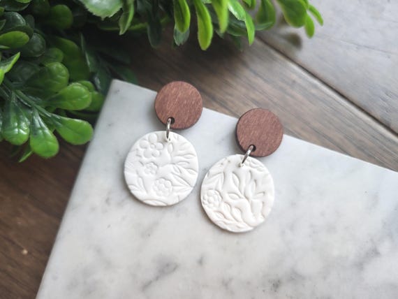 Small Floral Earrings.