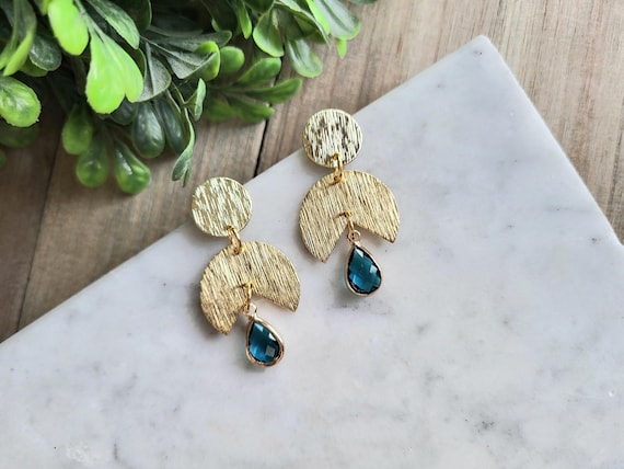 Sapphire Blue Earrings