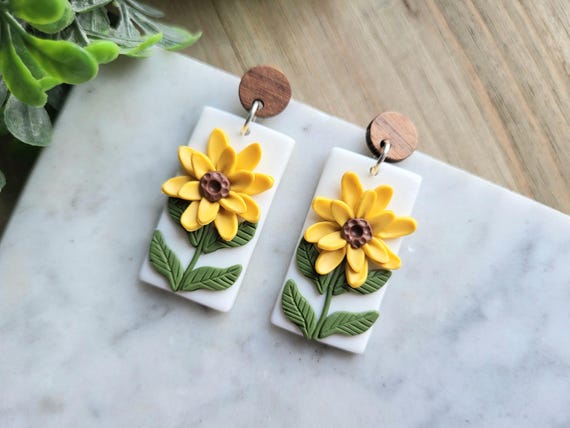 Sunflower Earrings