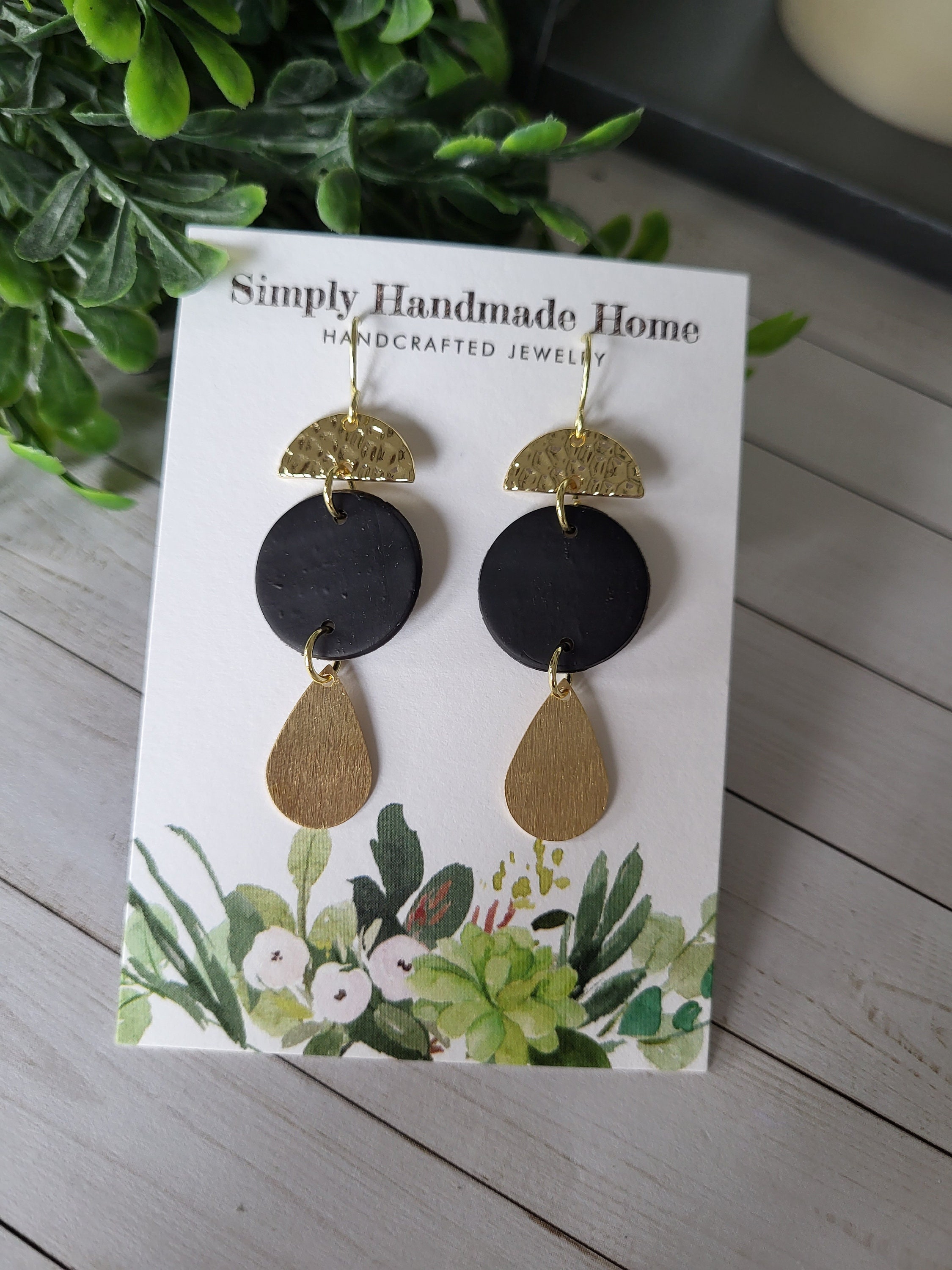 Matte black earrings new arrivals