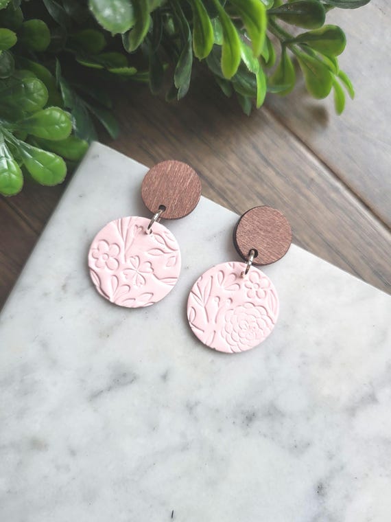 Small Floral Earrings.