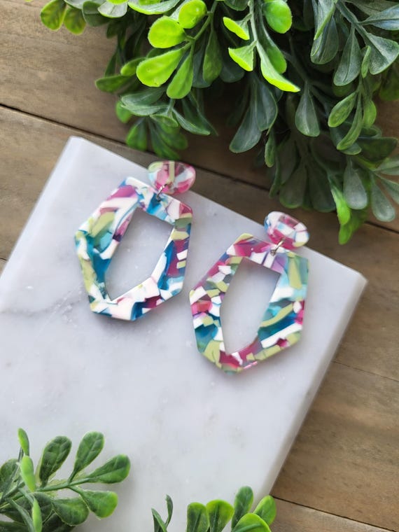 Fun Chunky Hoop Earrings