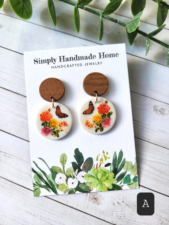 Butterfly Earrings.