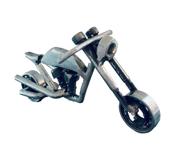 Metal Bike Original Handmade Motorbike Unique as a Gift Motorcycle Toy Handmade Toy Bike Etsy UK
