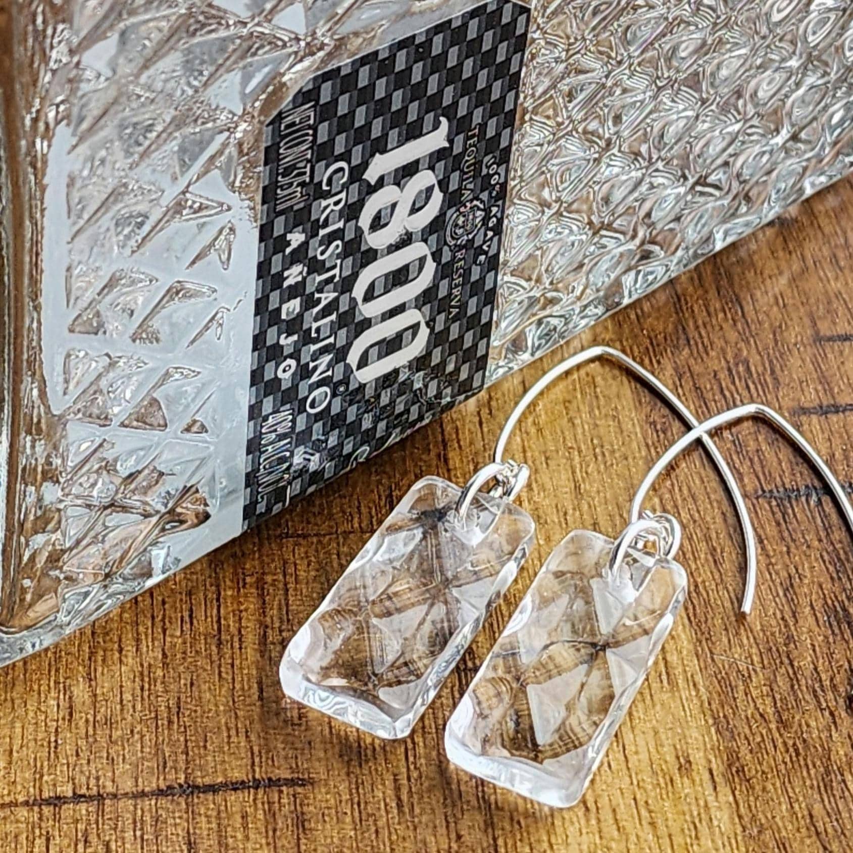 Clear Glass Earrings - Etsy