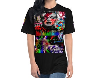 Kurzärmeliges weiches “T-Shirt I-Love 80er”
