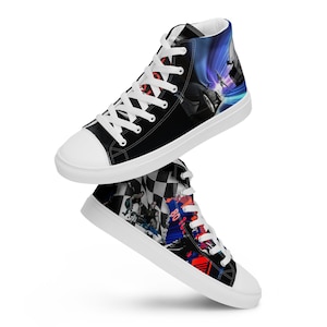 Men’s high top canvas shoes