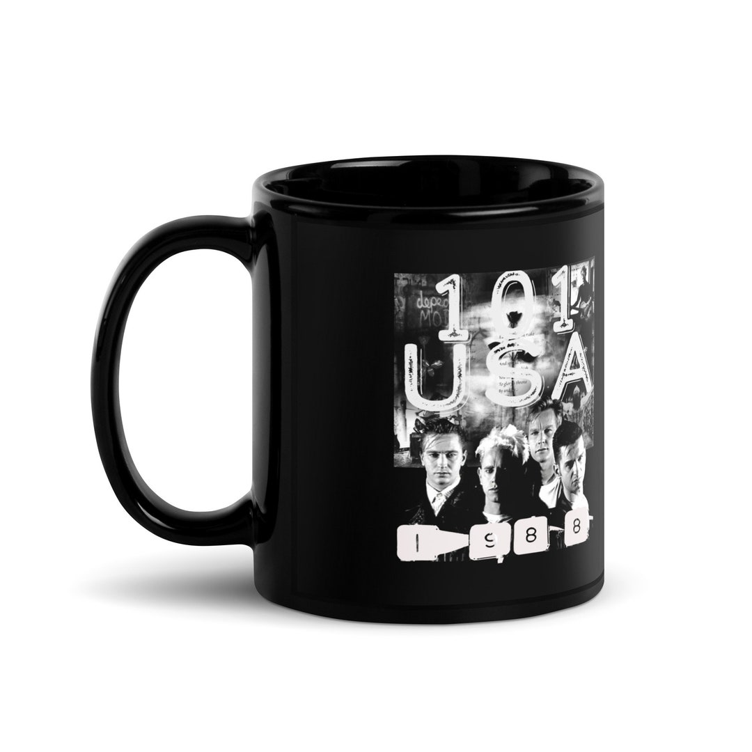 DM Schwarze glänzende Tasse