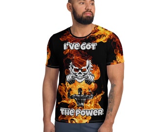 Allover-Sport-T-Shirt für Herren