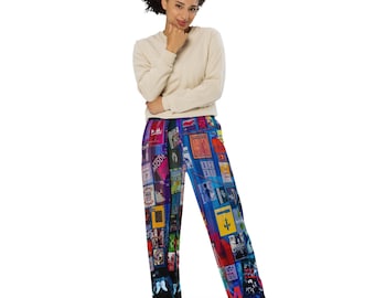 DM Unisex-Hose mit weiten Beinen und Allover-Druck