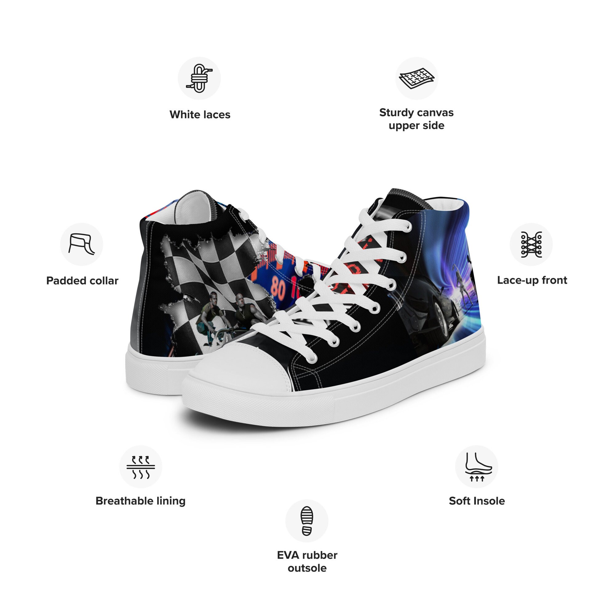 Schatzi 1985 Men’s high top canvas shoes main image 1