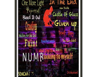 Classic LP Rock  Semi-Glossy Paper Metal Framed Poster