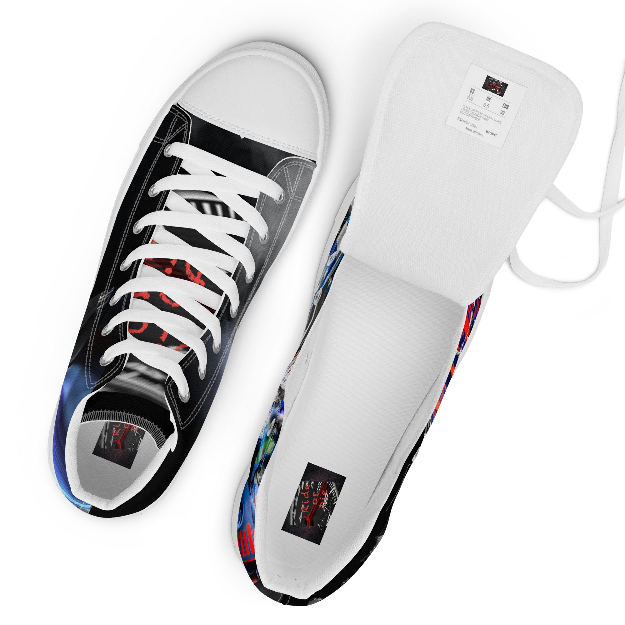 Second Spring | Men's High Top Canvas Shoes main image 1