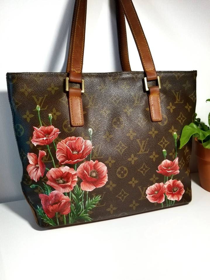 Personalized Hand Painting For Bags Hand Painted Design Bag Etsy
