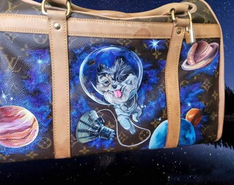 Customer provides bag, Custom handpainted on bags, Customize handbag, Custom painted handbag, Custom hand painted bag