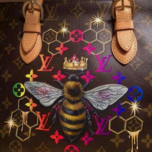 Customer provides bag, Custom handpainted on bags, Customize handbag, Custom painted handbag, Custom hand painted bag
