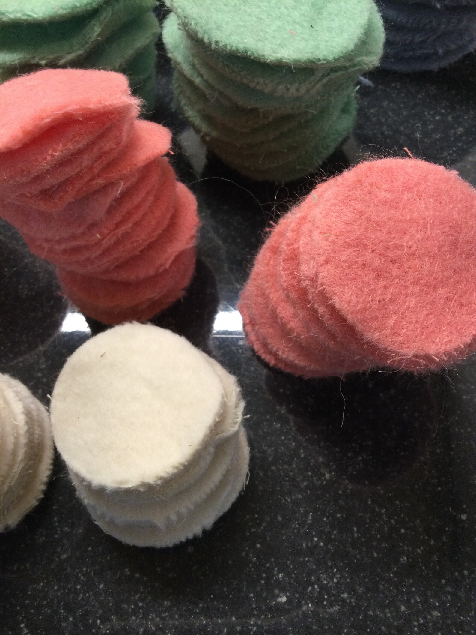 Vintage New Old Stock Felt Wool Pennies PreCut Fabric Circles Etsy