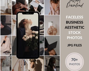 ビジネス美的ストック写真 顔のないマーケティング画像 ガールボスストック画像 Instagramストーリー写真 ニュートラルな美的Instagram投稿