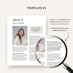 About Me Template About Me Page Canva Business Template Meet the Team ...