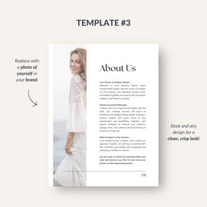About Me Template About Me Page Canva Business Template Meet the Team ...