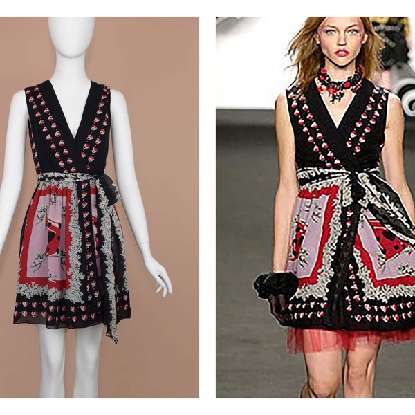 Anna Sui Valentine Dress SS 2007 (XS)