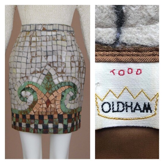 Todd Oldham Vintage Mosaic Skirt