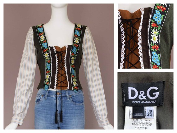 Dolce & Gabbana Dirndl Top