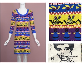 Betsey Johnson Punk REISSUE Fair Isle Knit Dress