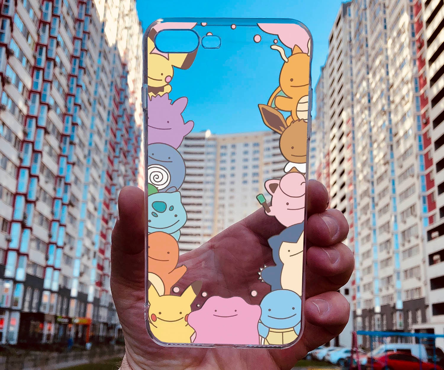 Pocket Monster Case iPhone 15 Pro Max 14 13 Mini 12 16 X 7