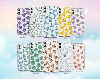 Coque pour iPhone 15 14 11 Pro Max Monsters Kawaii pour iPhone 13 Mini XR XS 8 7 Coque pour Samsung S24 S23 S22 Plus Ultra Coque Google Pixel