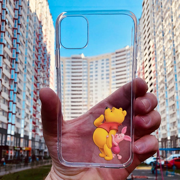 Winnie the Pooh Case iPhone 15 Pro Max 14 13 mini 12 11 x 7 Plus SE cover Google Pixel 8 7 6 case for Samsung S23 S22 S21 ultra plus case