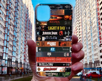 VHS Movie Case for iPhone, for Samsung, Pixel: Adventure Films