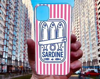 Pink Stripe Phone Case: Slim Protective Cover for iPhone, for Samsung, Pixel