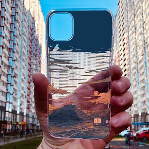 Anime Landscape iPhone Case: Protective Phone Cover