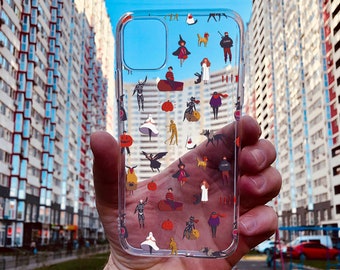 Horror Collage Phone Case: Halloween iPhone & for Samsung
