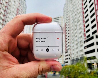 Custom Scannable Song Music AirPods Case: Personalized Album Art