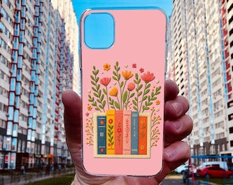 iPhone-hoesje Floral Book: voor Samsung, Google Pixel, Slim Phone Cover