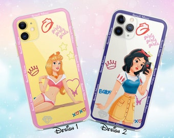 Princess Character Phone Case: iPhone, for Samsung, Pixel