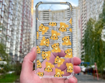 Simba Pattern iPhone 17/16/15 Case: Slim Protective Phone Cover