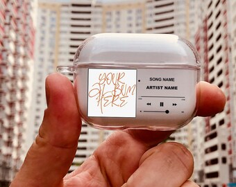Custom Album Cover AirPods Case: Personalized Music Plaque