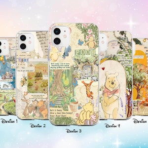 Winnie the Pooh Honeycomb Phone Case: iPhone, Samsung, Pixel