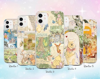 Winnie the Pooh Honeycomb Phone Case: iPhone, for Samsung, Pixel