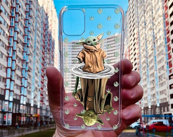 Baby Case iPhone Case, Grogu Pixel for Samsung Cover