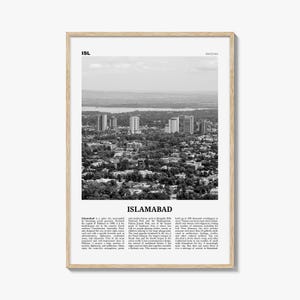 Islamabad Print Black and White, Islamabad Wall Art, Islamabad Poster, Islamabad Photo, Islamabad Wall Décor, Pakistan, اسلام آباد