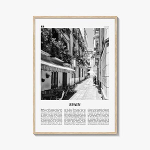 Spain Print Black and White No 1, Spain Wall Art, Spain Poster, Spain Photo, Spain Wall Decor, España, Madrid, Barcelona, Andalusia