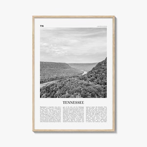 Tennessee Print Black and White No 1, Tennessee Wall Art, Tennessee Poster, Tennessee Photo, Tennessee Decor, USA, United States