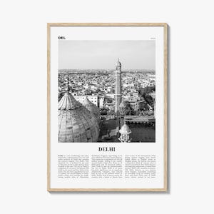 Neu-Delhi Print Schwarz und Weiß, Neu-Delhi Wandkunst, Neu-Delhi Poster, Neu-Delhi, Indien, Naï Dillï, Bhārat, Asien