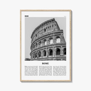 Rom Poster schwarz weiß Nr. 2, Rom Wand Kunst, Rom Poster, Rom Foto, Rom Wand Dekor, Italien, Roma, Italia, Lazio, Europa